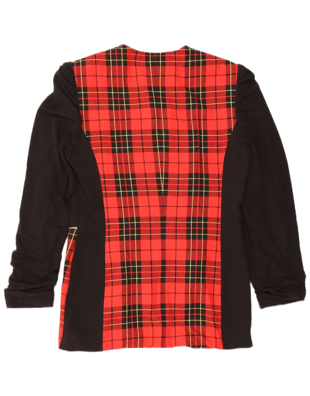 VERSE Womens Blazer Jacket EU 36 Small Red Colourblock Polyester