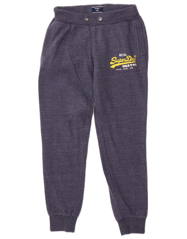 Superdry Ženska trenirka Hlače Joggers UK 10 Male tamnoplave fleke