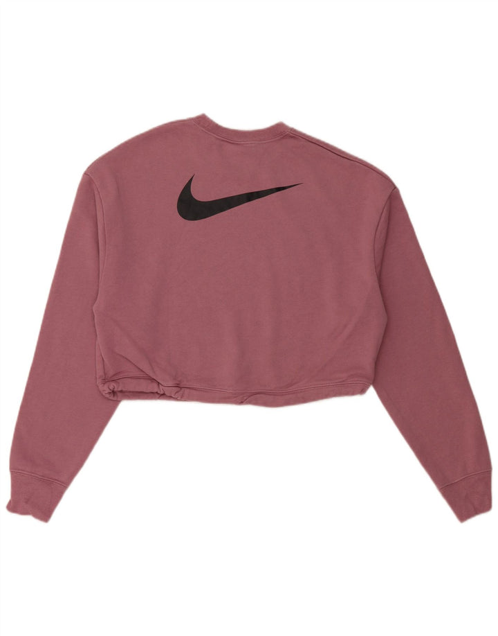 Nike Ženska kratkotrajna majica UK 10 Small Purple Cotton