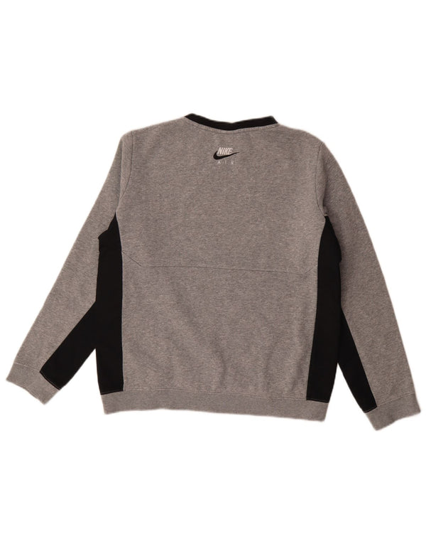 Nike Boys Standard Fit Sweatshirt Džemper 13-14 godina XL siva boja