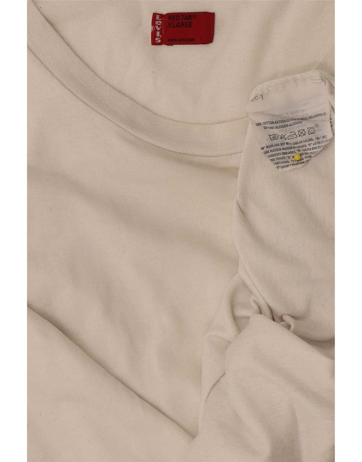 Levi's muška majica dugih rukava XL bijeli pamuk