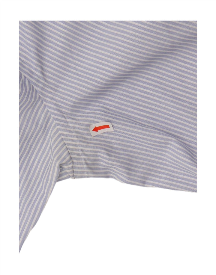 MASSIMO DUTTI Muška košulja veličina 15 38 pamuk srednje plave pruge