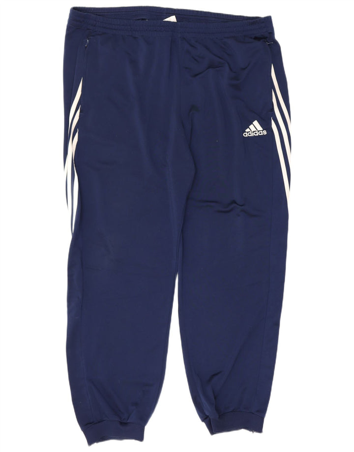 Adidas muška trenirka hlače Joggers 2XL tamnoplavi poliester