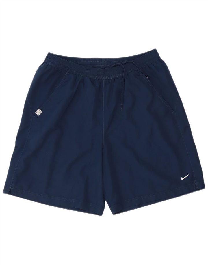 Nike Dri Fit sportske kratke hlače srednje tamnoplave boje od poliestera