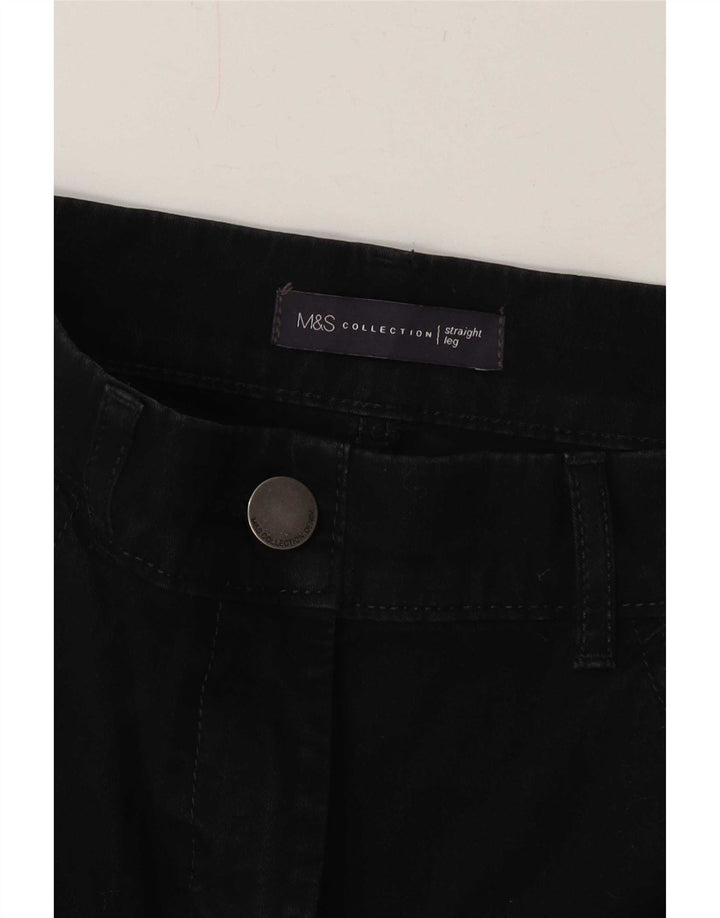 Marks & Spencer ženske ravne traperice W32 L30 crne