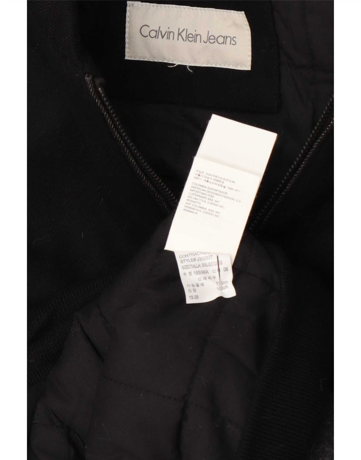 Calvin Klein muška bomber jakna UK 44 2XL crna vunena boja