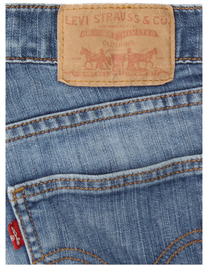 LEVI'S Ženske 10529 Bootcut traperice W29 L30 Plavi pamuk