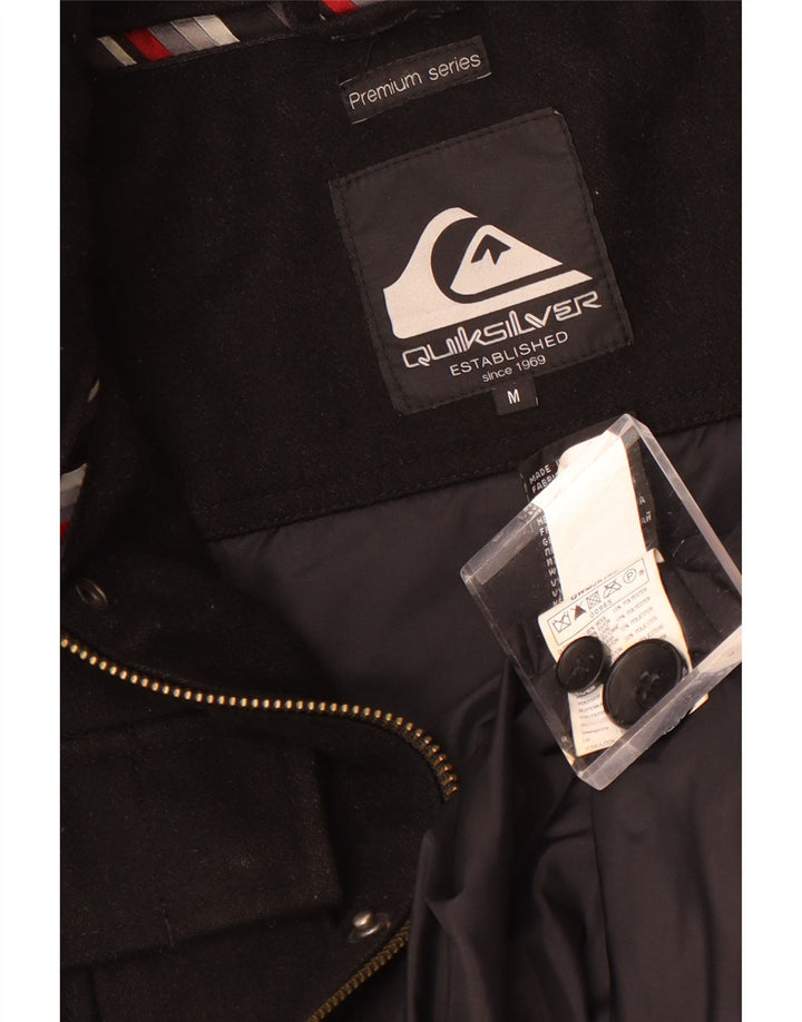 Quiksilver muška pomoćna jakna UK 38 srednje crna vuna