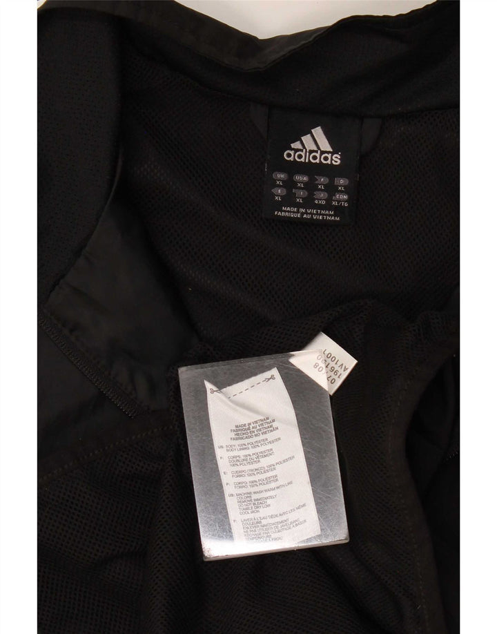 Adidas muška trenirka gornja jakna XL crni poliester