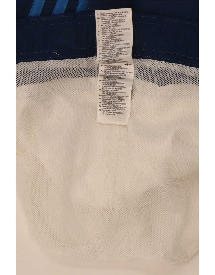 Adidas muške kratke hlače za plivanje s grafičkim motivima srednje bijele boje od poliestera