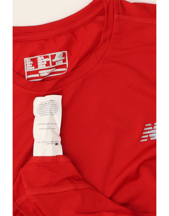 New Balance muška majica kratkih rukava Veliki crveni poliester