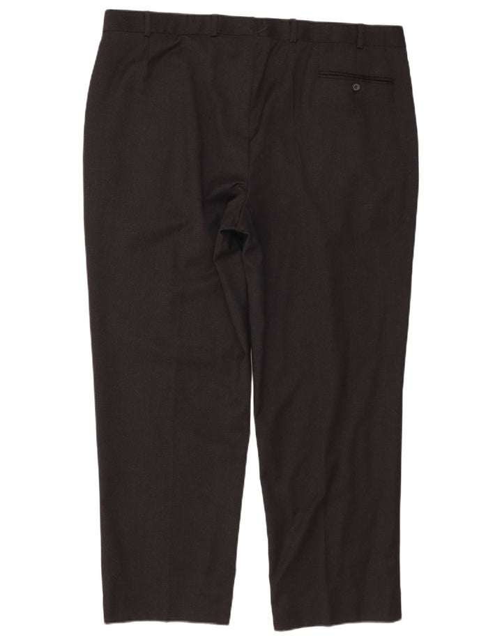 Marks & Spencer muške chino hlače s klinovima W40 L29 Siva vuna
