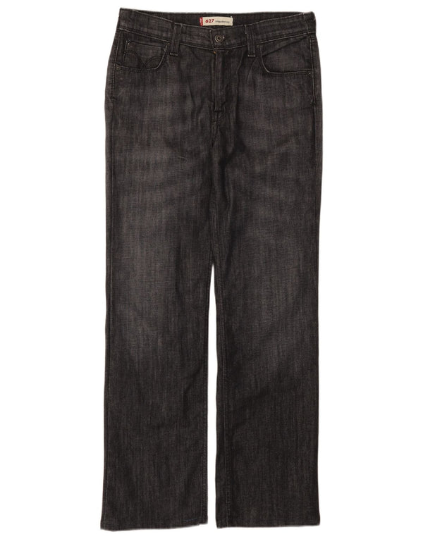 Levi's ženske 627 ravne traperice W30 L29 sivi pamuk