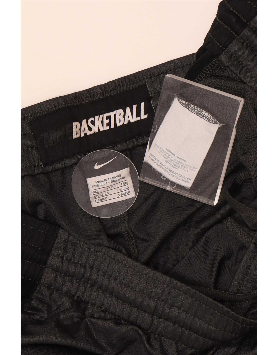 Nike muške sportske kratke hlače 2XL sivi poliester u boji