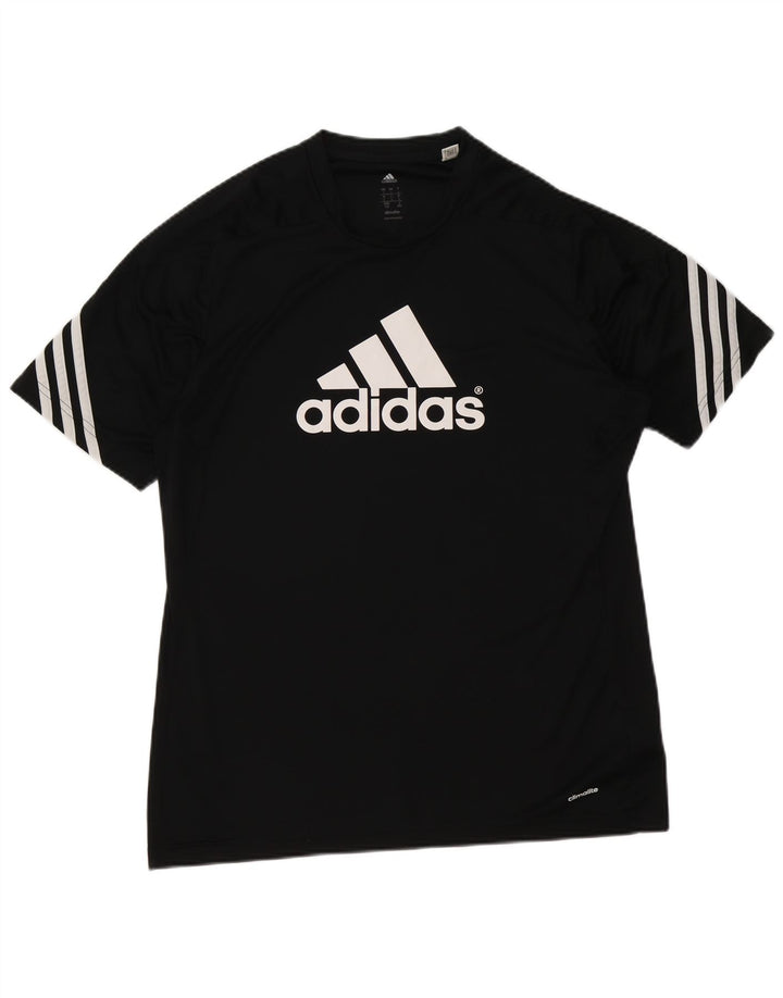 Adidas muška majica Climalite Graphic T-Shirt Veliki crni poliester