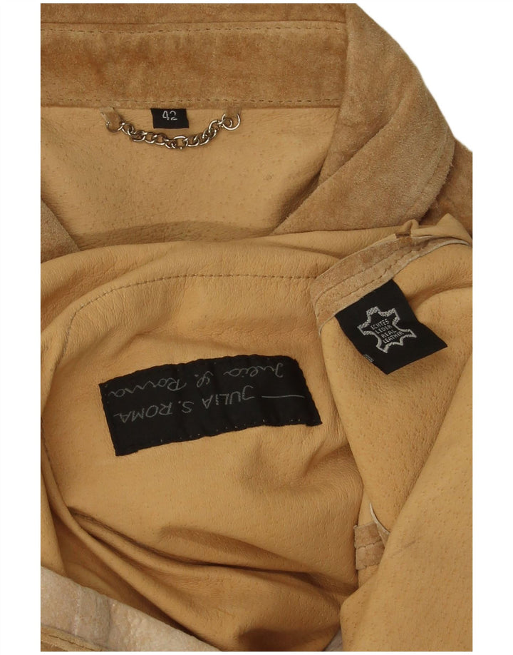 Julia S. Roma ženska jakna od brušene kože EU 42 velika smeđa koža