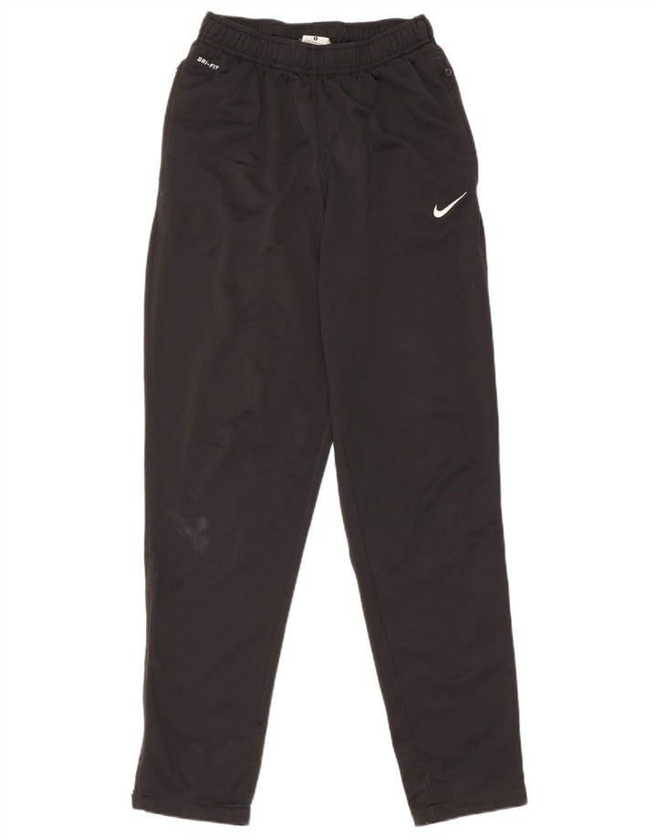 Nike muške Dri Fit hlače za trenirku male crne poliesterske