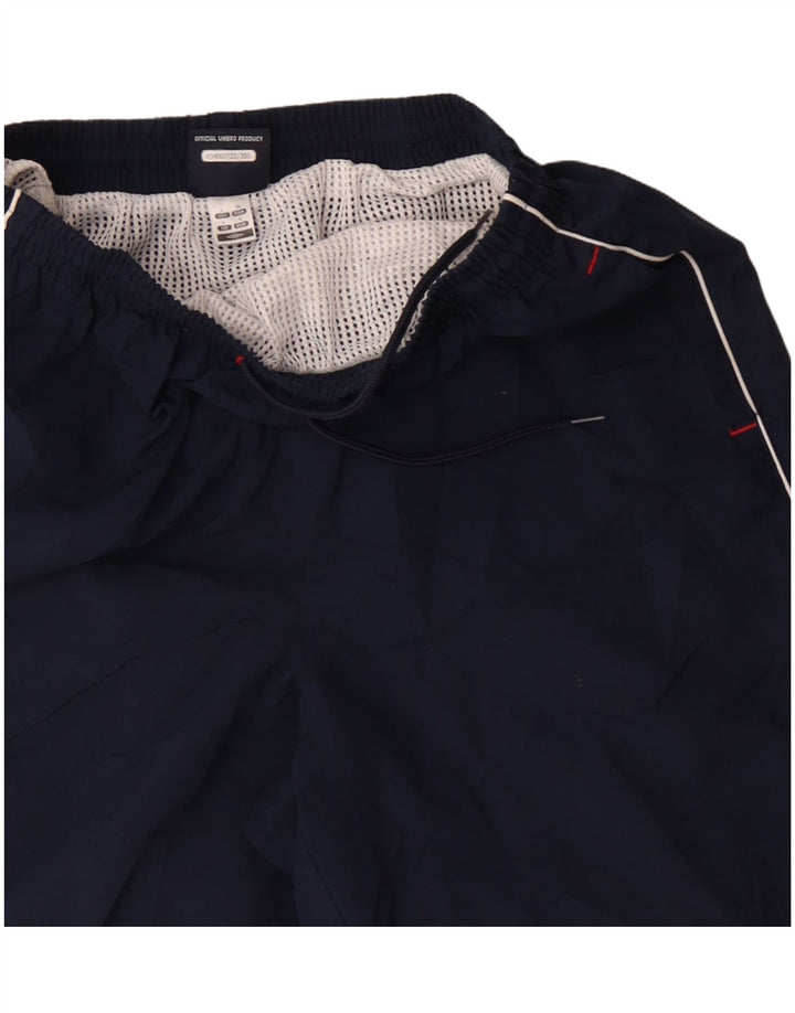 Umbro muške kratke sportske hlače s grafičkim motivima, veliki tamnoplavi poliester