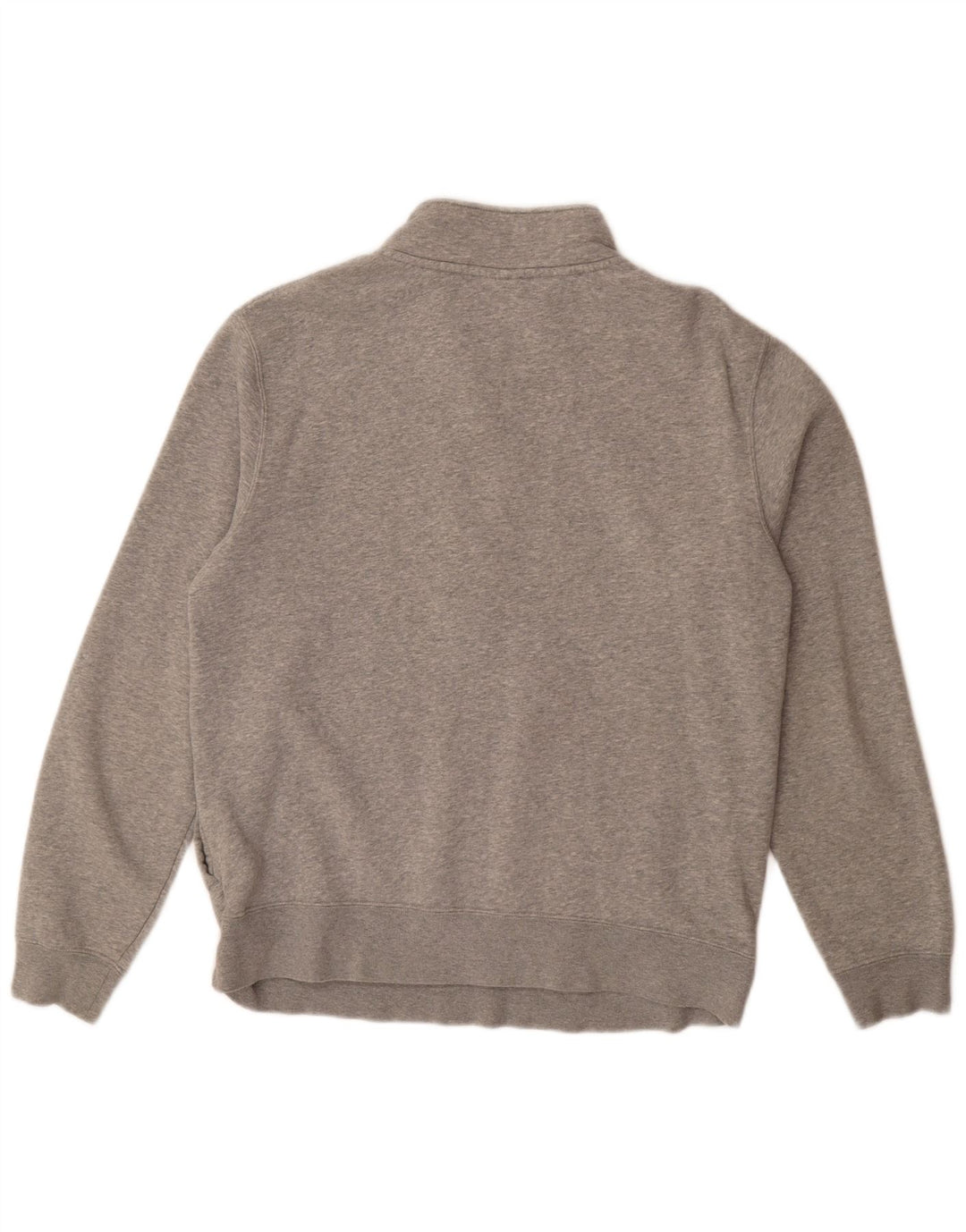 NIKE Muška majica s izrezom i velikim sivim pamukom