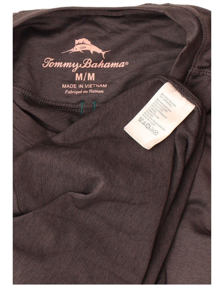 Tommy Bahama muška majica dugih rukava srednje sivi poliester