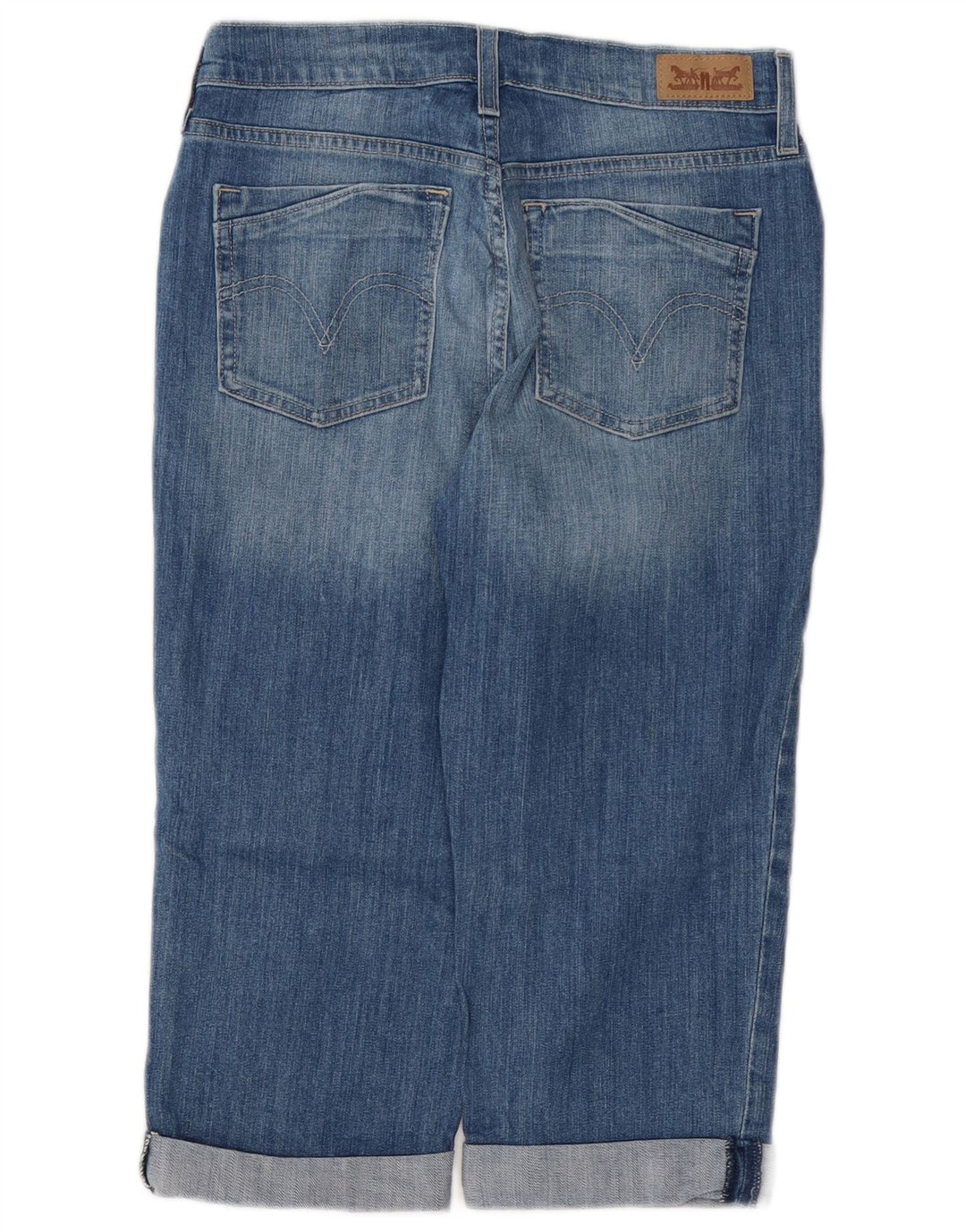 LEVI'S ženske Capri traperice US 4 male W27 L18 plavi pamuk
