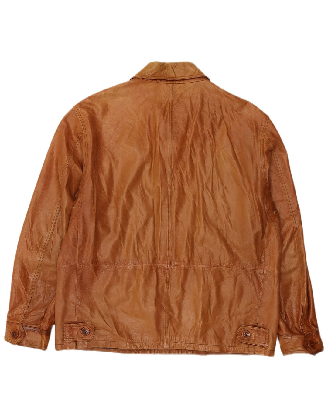 Vittorio Forti Basic muška kožna jakna IT 50 Large Brown Leather