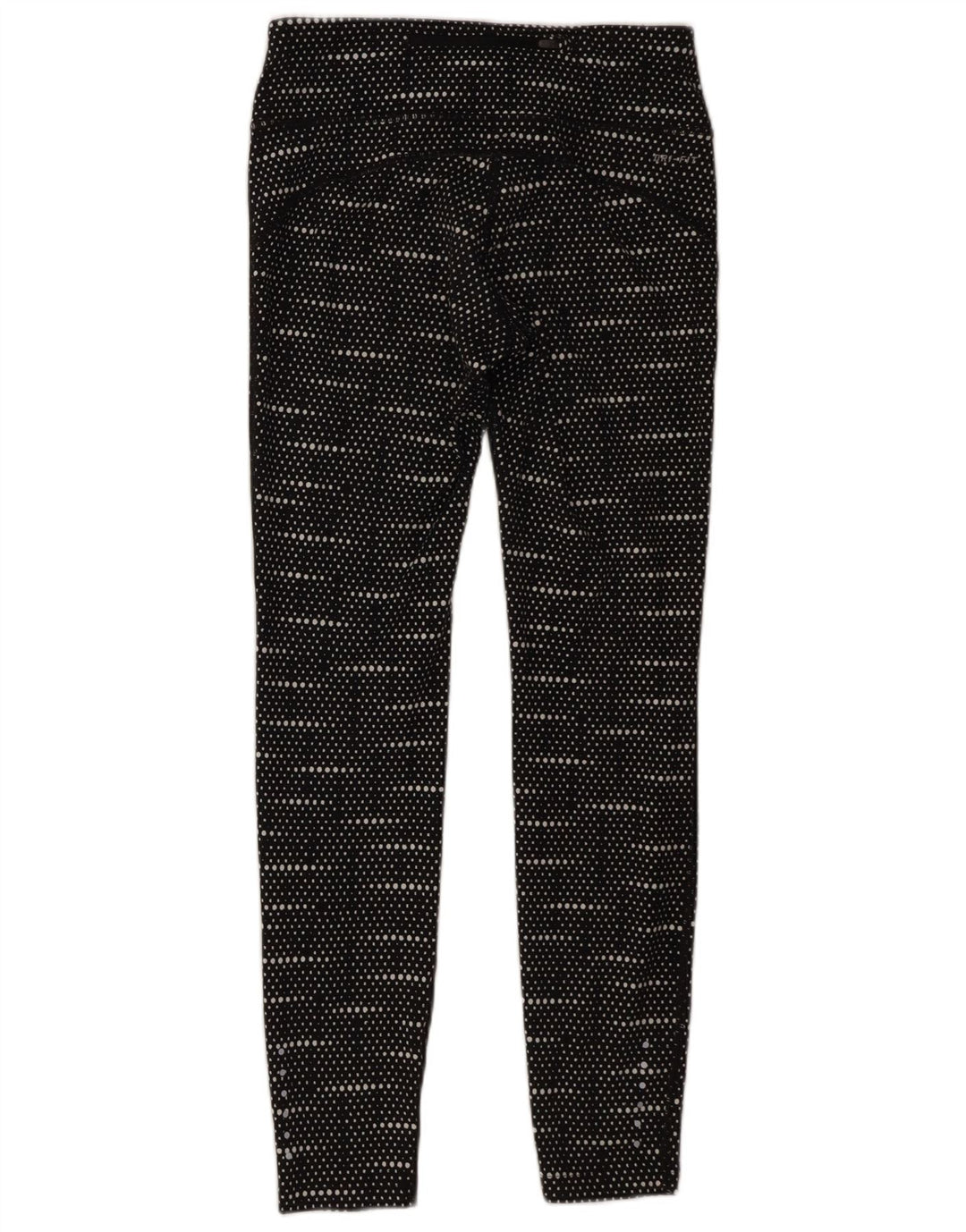 Nike Ženske Dri Fit Leggings UK 10 Male crne točkice