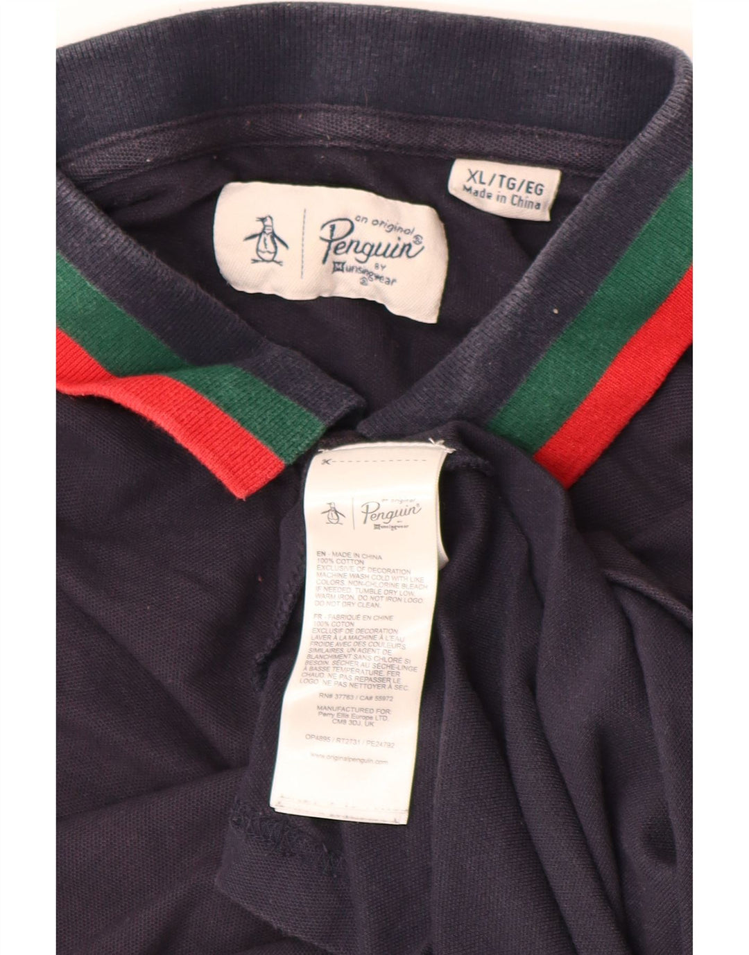 PENGUIN muška polo majica XL tamnoplavi pamuk