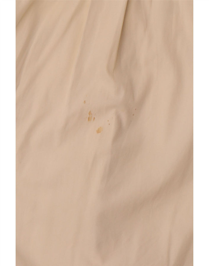 BURBERRY ženska vojna košulja bez rukava UK 14 Large Off White Pamuk