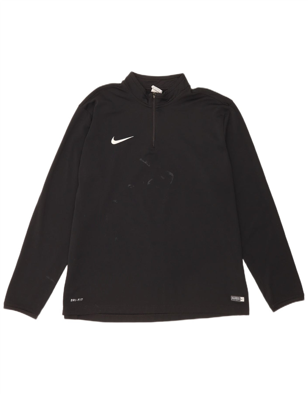 Nike Dri Fit majica s patentnim izrezom i gornji dio trenirke 2XL crni poliester
