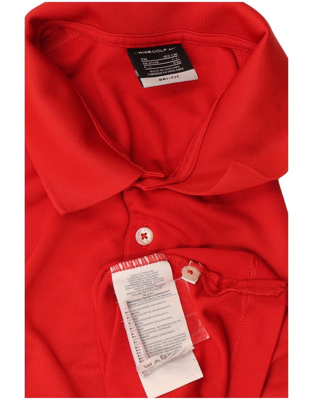 NIKE muška Dri Fit polo majica UK 47/48 2XL crveni poliester