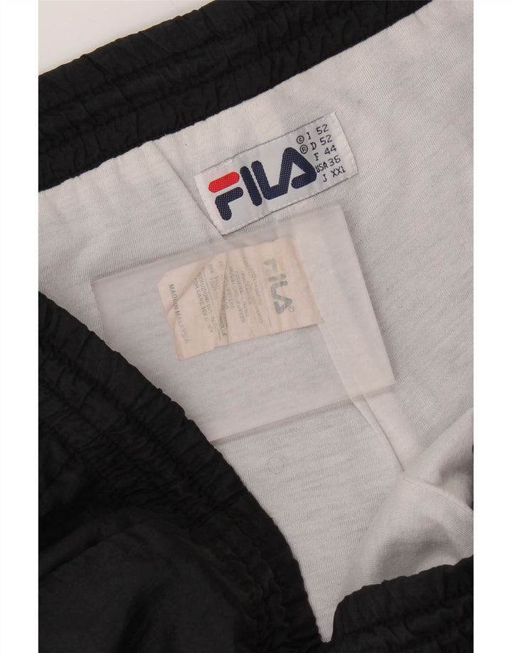 Fila muške hlače za trenirku IT 52 velike crne poliamidne