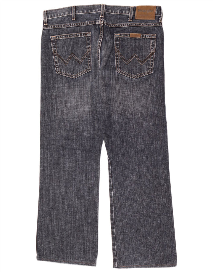 Muške traperice Wrangler Bootcut W34 L30 plavi pamuk
