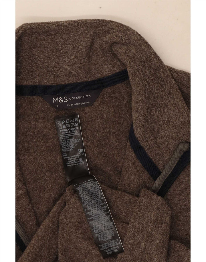 Marks & Spencer ženska jakna od flisa UK 18 XL smeđi poliester