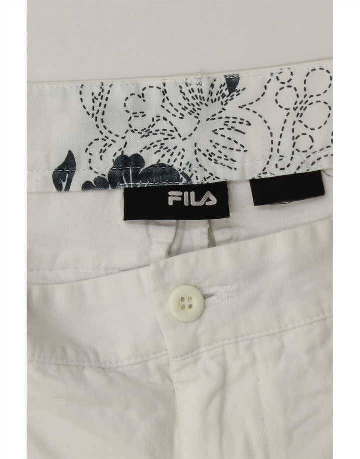 Fila muške chino kratke hlače W32 srednje bijele boje