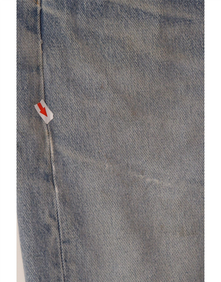 Levi's muške ravne traperice W38 L32 plavi pamuk