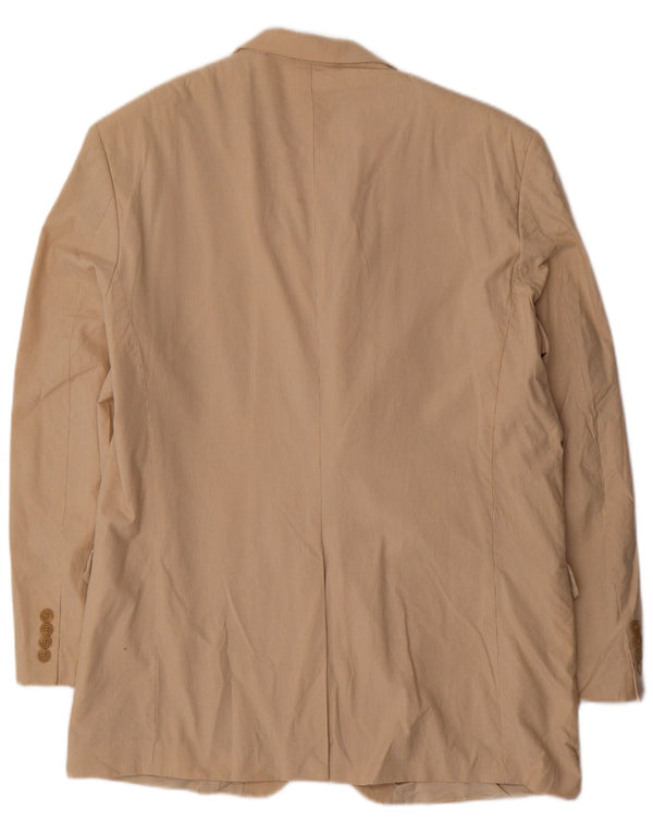 Chaps Muška jakna s 2 gumba UK 44 2XL Pamuk s bež prugama