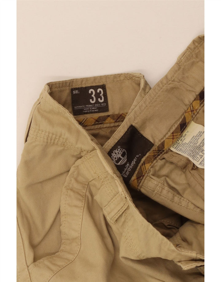 Timberland muške kargo kratke hlače W33 srednje bež pamuk