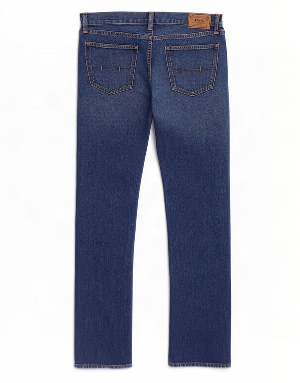 Polo Ralph Lauren Mens Straight Jeans W32 L32 Blue Cotton