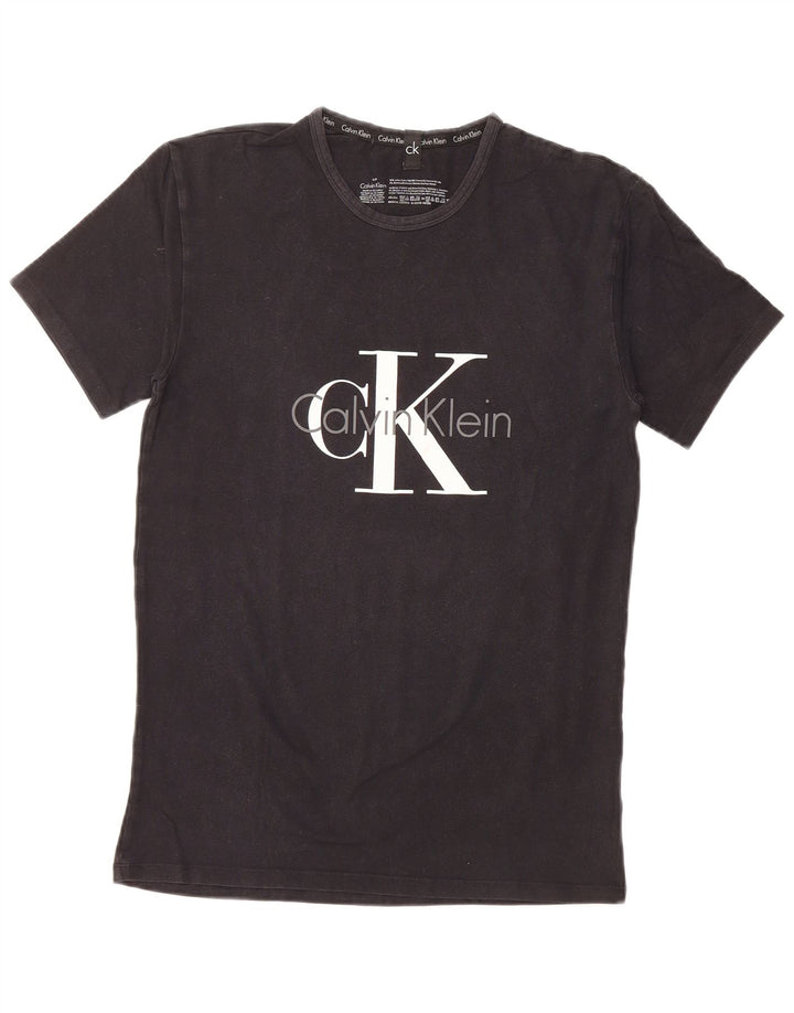 CALVIN KLEIN Muška majica kratkih rukava s grafičkim motivima Mala crna pamučna majica