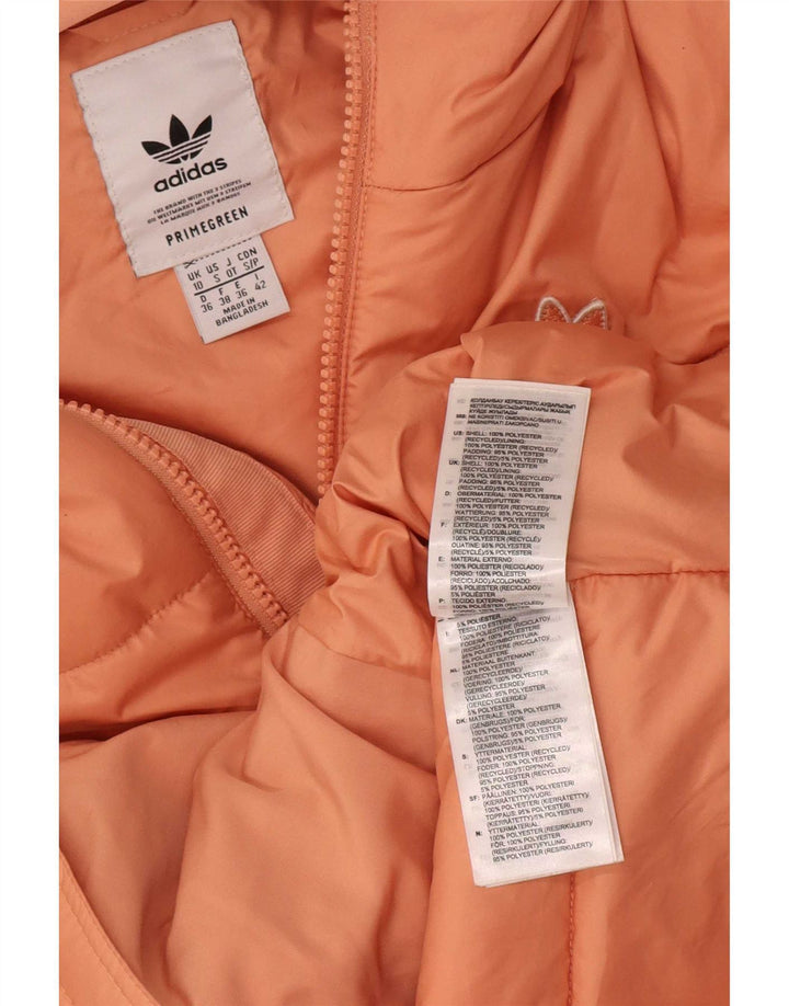 Adidas ženska podstavljena jakna s kapuljačom UK 10 Small Pink Polyester