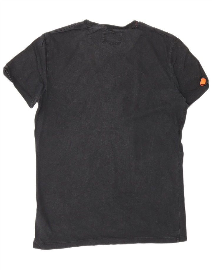 Superdry muška majica kratkih rukava Mala crna pamučna majica