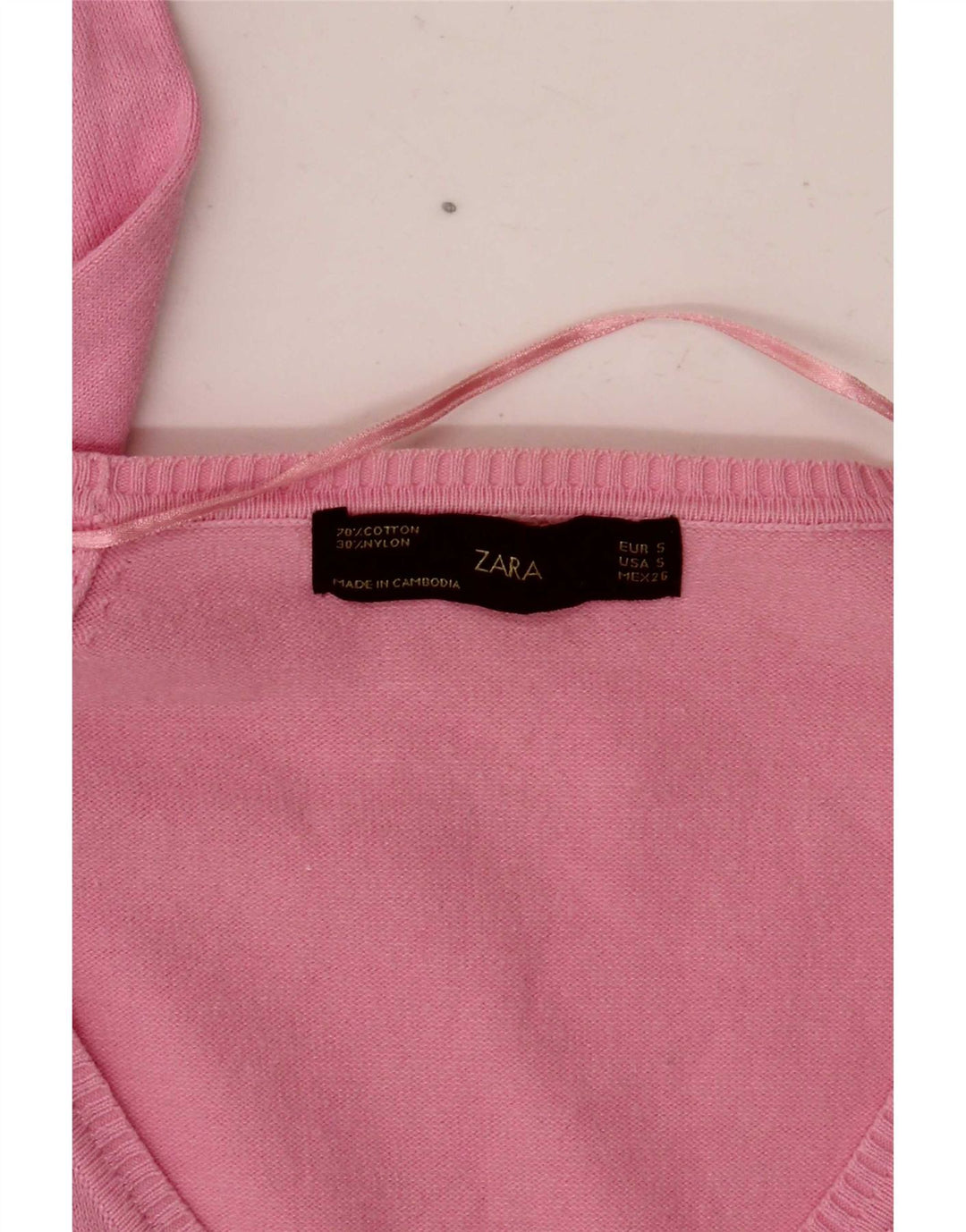 Zara ženski kardigan pulover UK 10 Small Pink