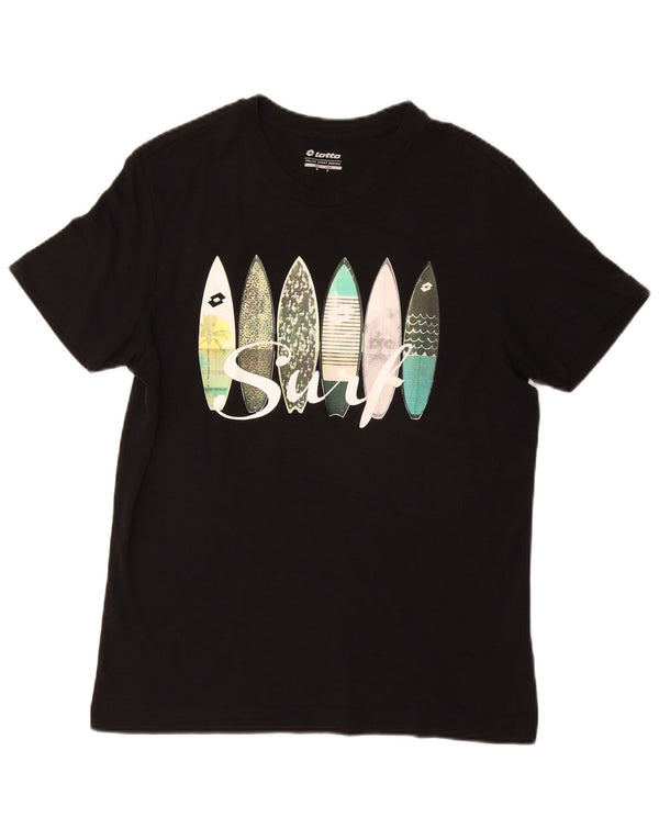 LOTTO Ženska majica s grafičkim motivima UK 10 Mali crni poliester