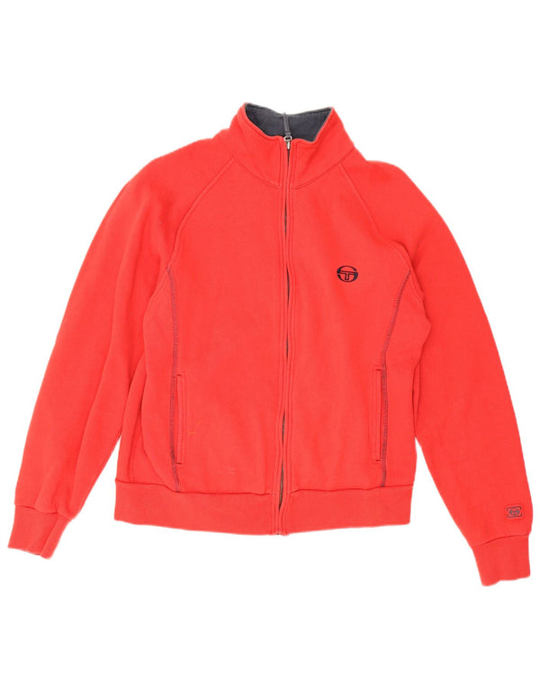 Sergio Tacchini ženska gornja jakna trenirke UK 14 Srednje crveni pamuk