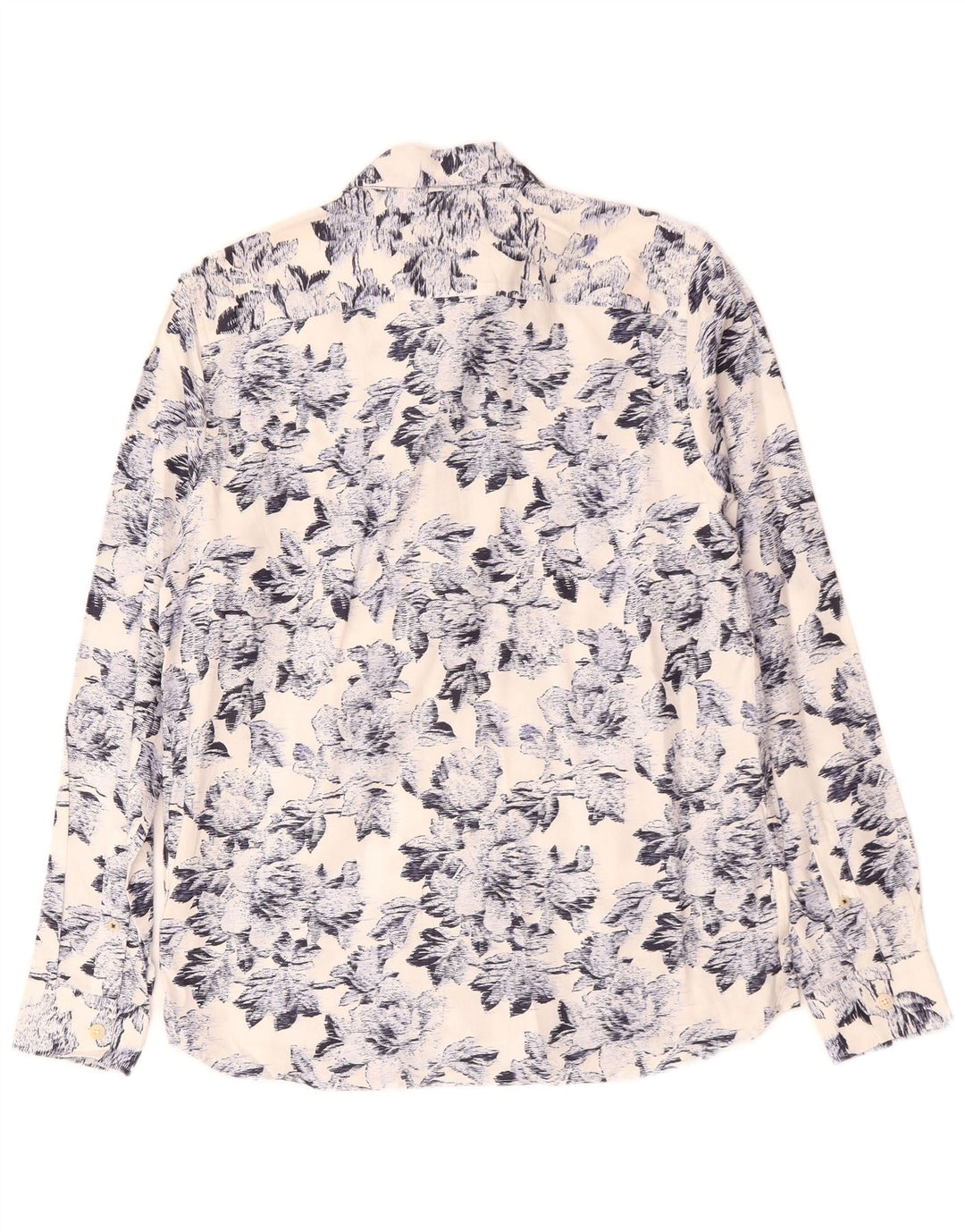 TED BAKER Muška košulja veličine 2 Mala bijela cvjetna pamuk