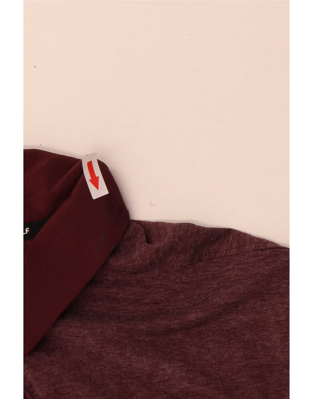 Nike muška polo majica dugih rukava za golf, srednji tamnocrveni poliester