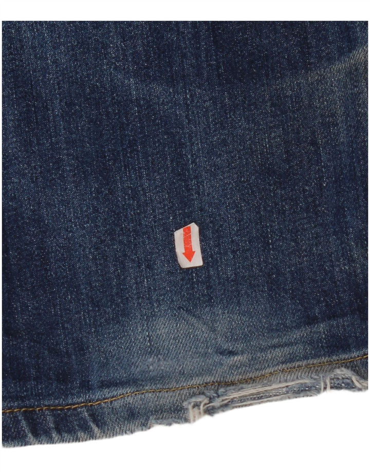 LEE Mens Brooklyn Straight Jeans W36 L36 Plavi pamuk