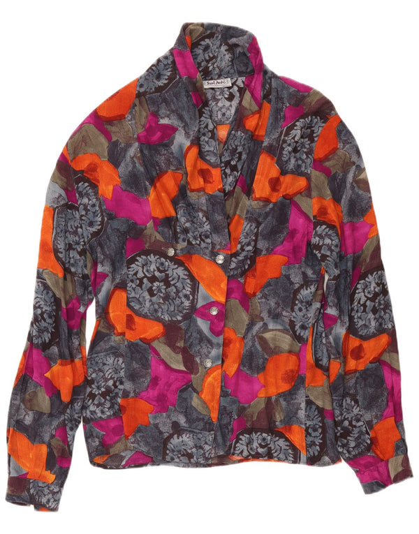 Saint Andrews Ženska košulja bluza UK 14 Srednja višebojna cvjetna viskoza