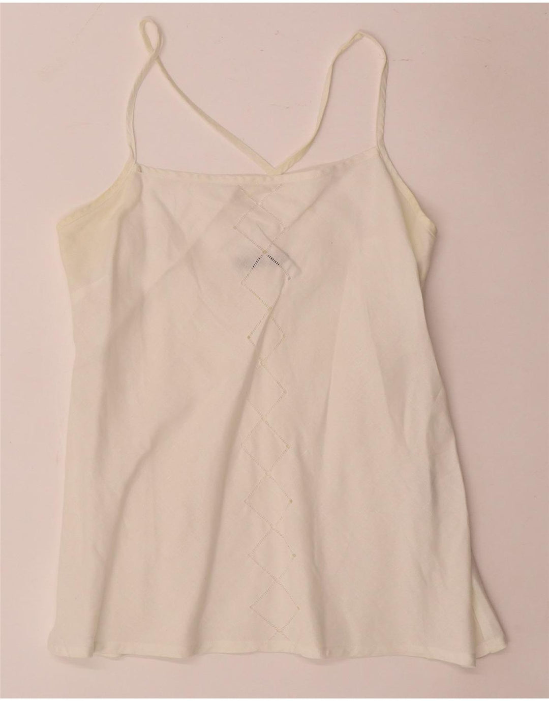 Sara Glenzer Ženski Cami Top IT 46 Large White Lan
